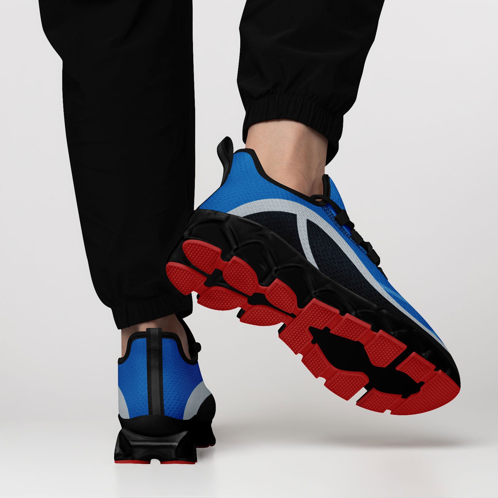 Custom Blue Black Maxsoul Shoes Personalized Sneaker FN003XD-D020391-9