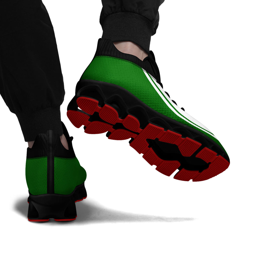 Custom Green White Maxsoul Shoes Personalized Sneaker FN030XD-D020388-20