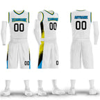 Custom White Splash-Ink City Edition Personalized Sports Uniform Authentic Basketball Jersey BBJ01-D06101-12