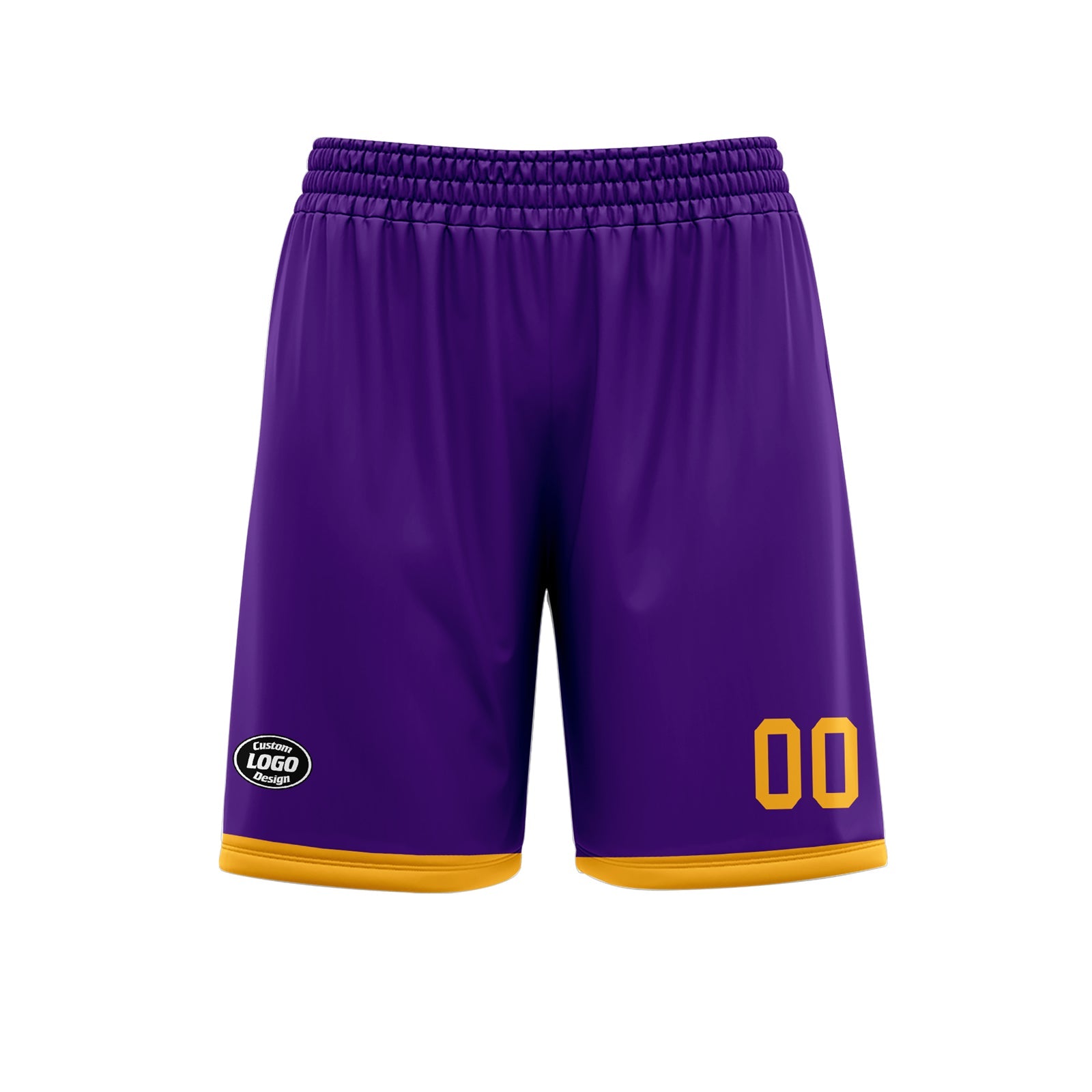 Custom Purple Yellow Soccer Sets Jersey Personalized SCJ101-D020131-4