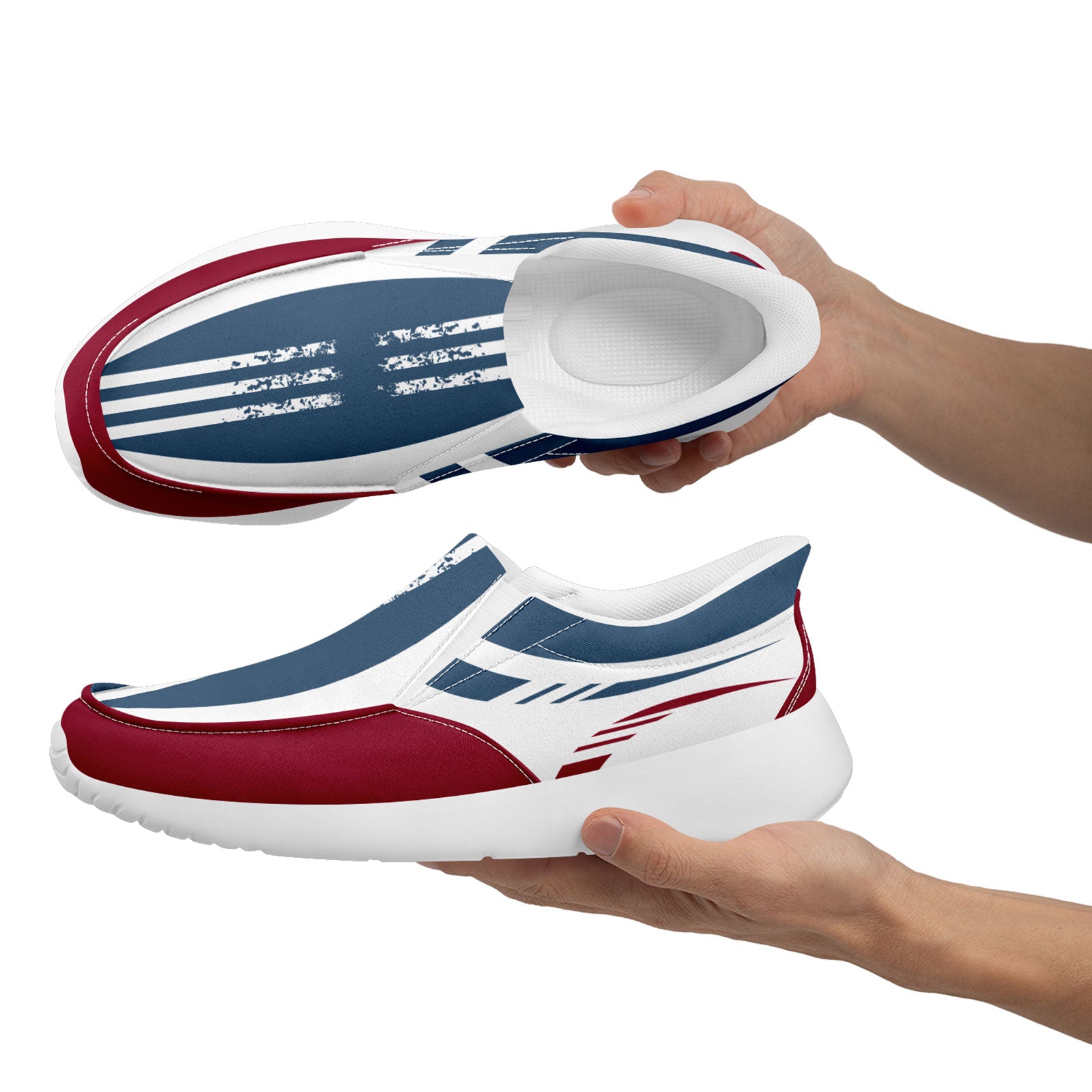 Custom Corporate Sneakers Slip On Shoes Personalized Corporate Shoes FN067-E023045-7
