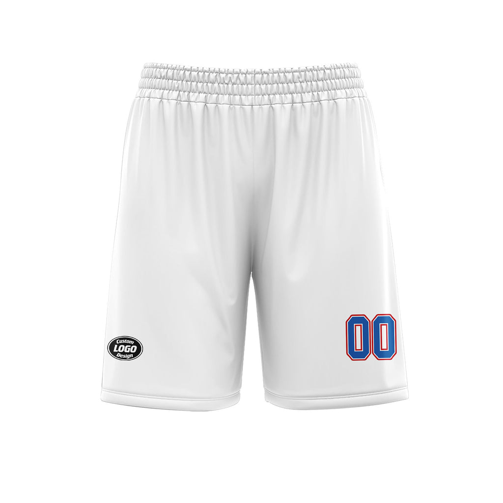 Custom White Blue Soccer Sets Jersey Personalized SCJ101-D28029