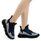 Custom Blue Gray Maxsoul Shoes Personalized Sneaker FN030A-E020011-19