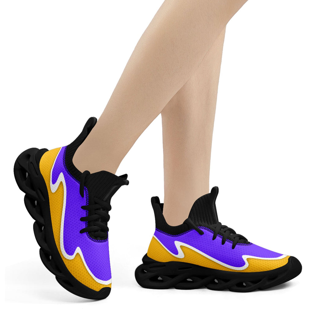 Custom Purple Yellow Maxsoul Shoes Personalized Sneaker FN030A-E020011-7