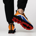 Custom Blue Orange Maxsoul Shoes Personalized Sneaker FN003XD-D020391-3