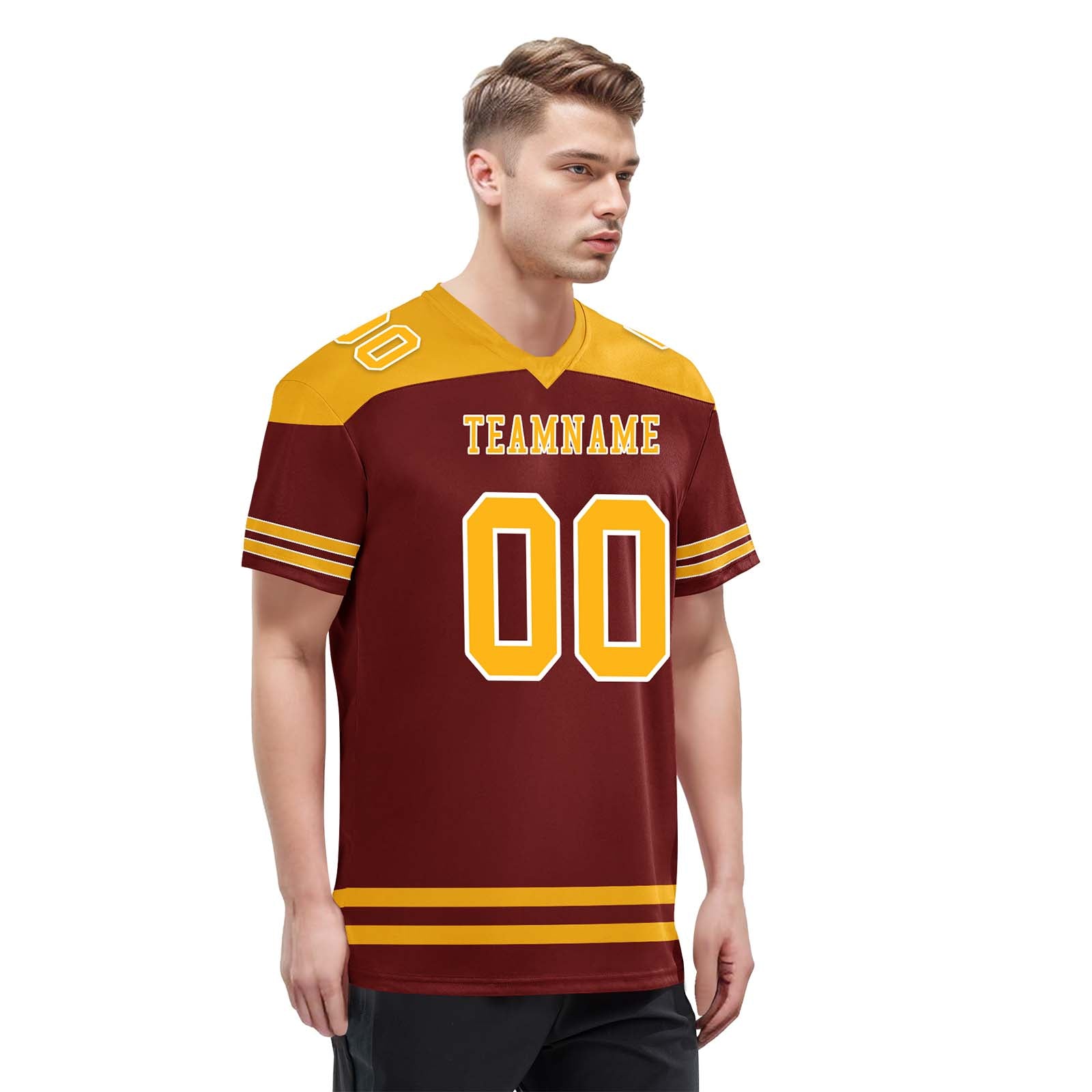 Custom Washington Personalized Authentic Football Jersey FBJ02-E0607-19