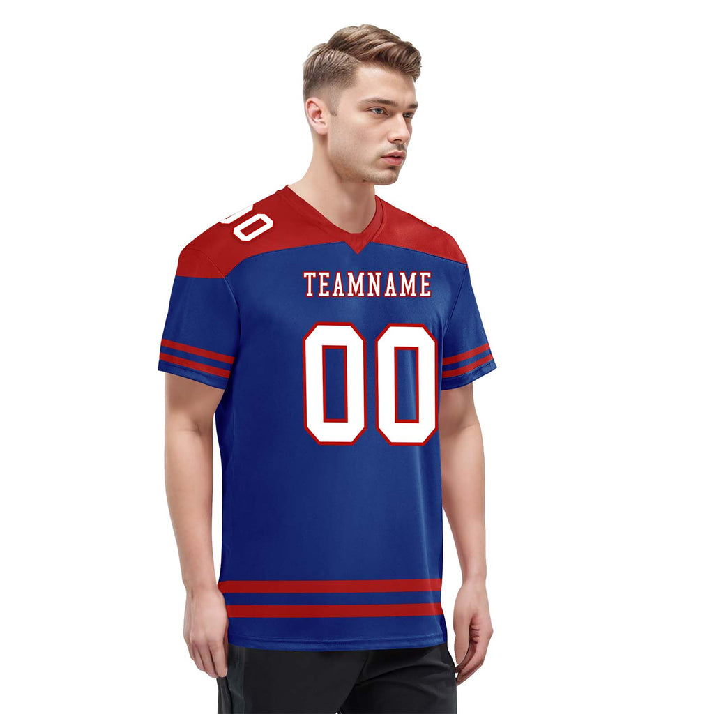 Custom New York Personalized Authentic Football Jersey FBJ02-E0607-18