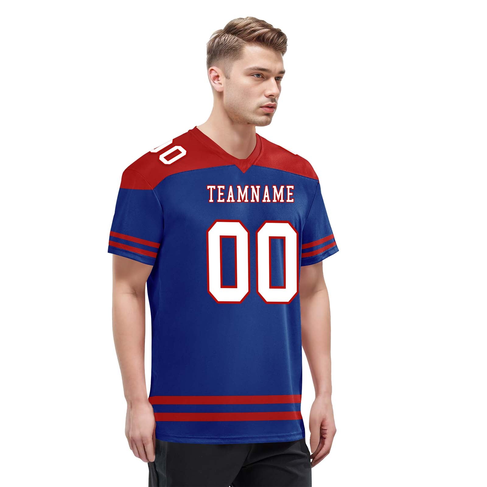Custom New York Personalized Authentic Football Jersey FBJ02-E0607-18