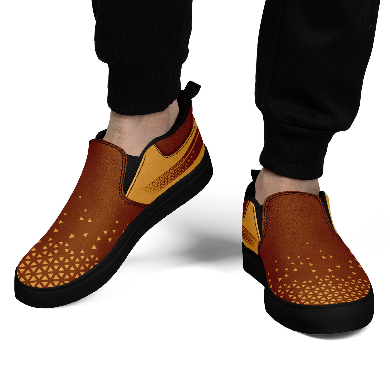 Custom Canvas Sneakers Personalized Slip On Shoes FN071-E023042-2