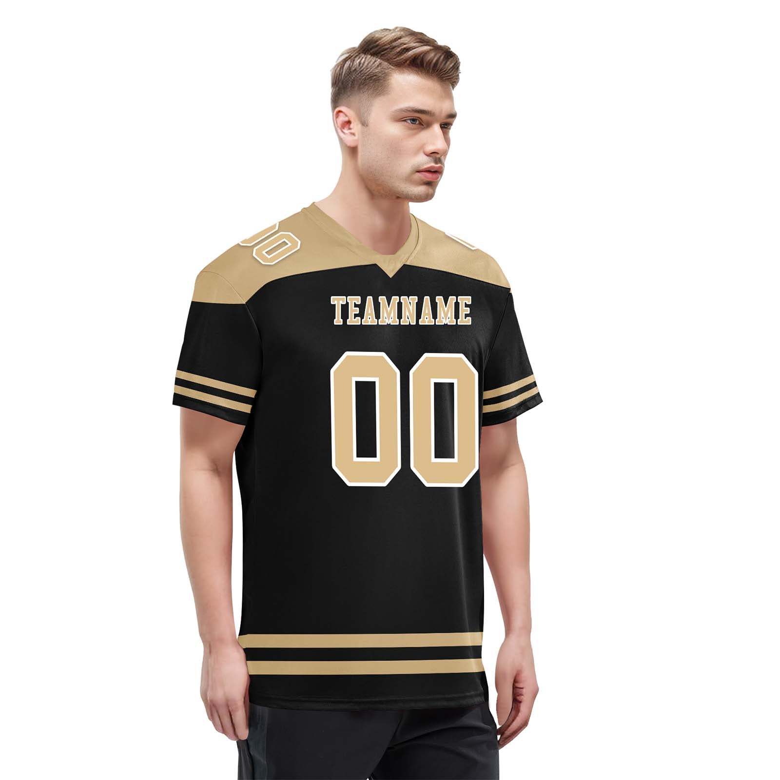 Custom New Orleans Personalized Authentic Football Jersey FBJ02-E0607-26