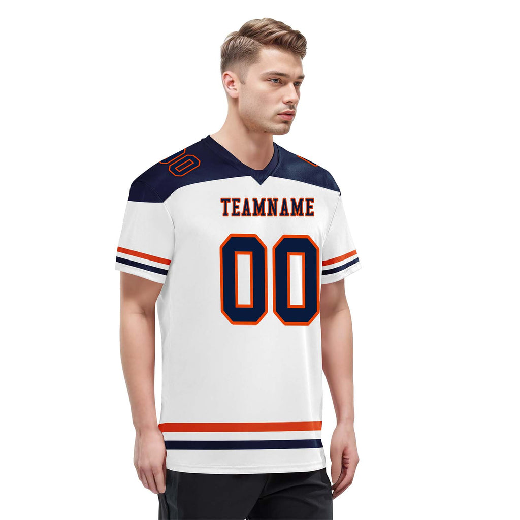 Custom Chicago Personalized Authentic Football Jersey FBJ02-E0607-21