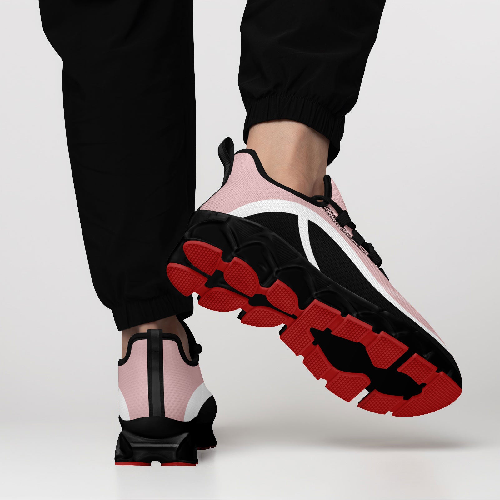 Custom Balck Pink Maxsoul Shoes Personalized Sneaker FN003XD-D020391-17