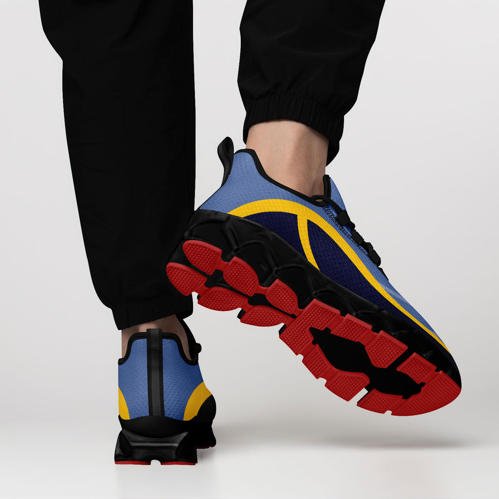 Custom Blue Yellow Maxsoul Shoes Personalized Sneaker FN003XD-D020391-11