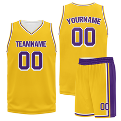 Custom Yellow Classic Style Sports Uniform Basketball Jersey BBJ01-bd0a70cd