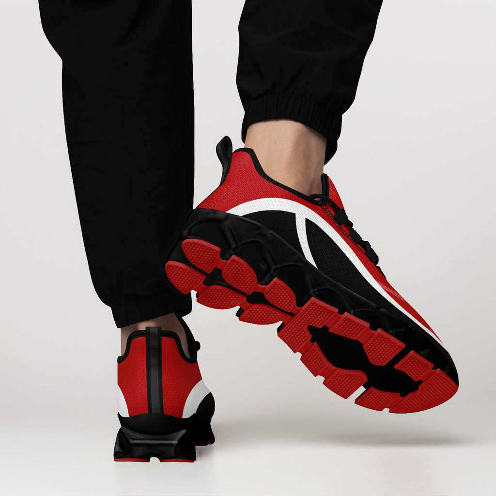 Custom Red Black Maxsoul Shoes Personalized Sneaker FN003XD-D020391-2