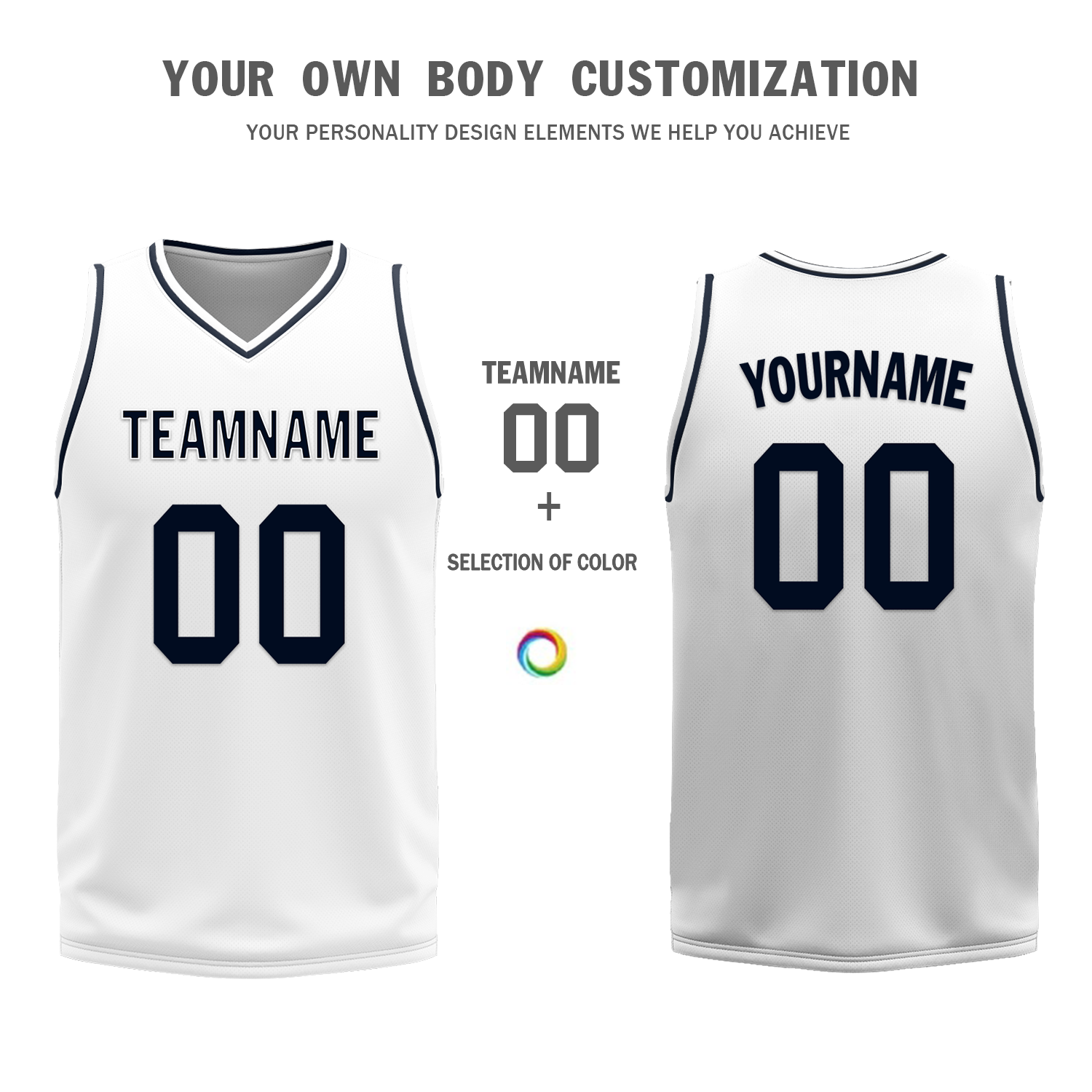 Custom Blue White Classic Style Reversible Basketball Uniform Personalized COOLMAX BBJR-D017056