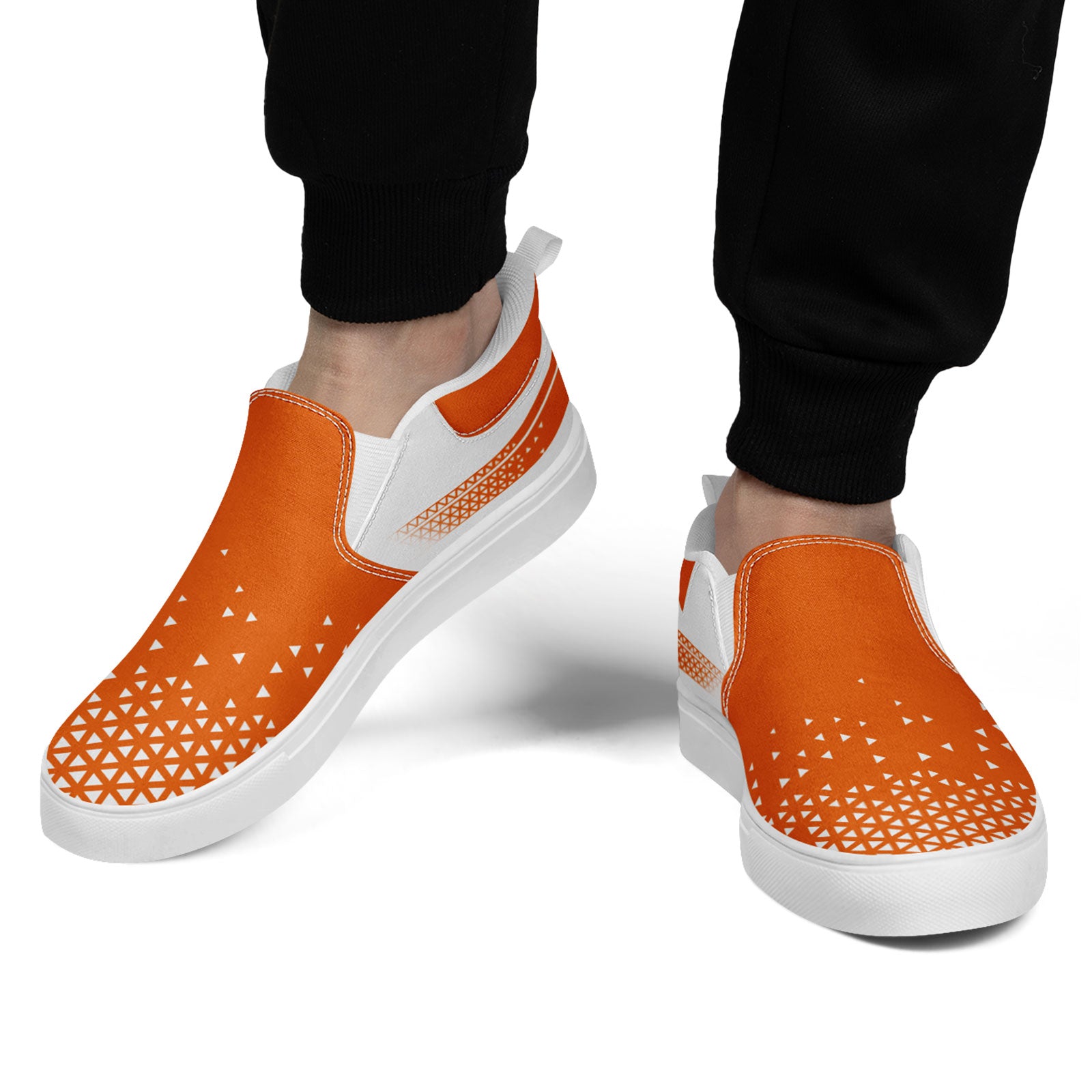 Custom Canvas Sneakers Personalized Slip On Shoes FN071-E023042-5