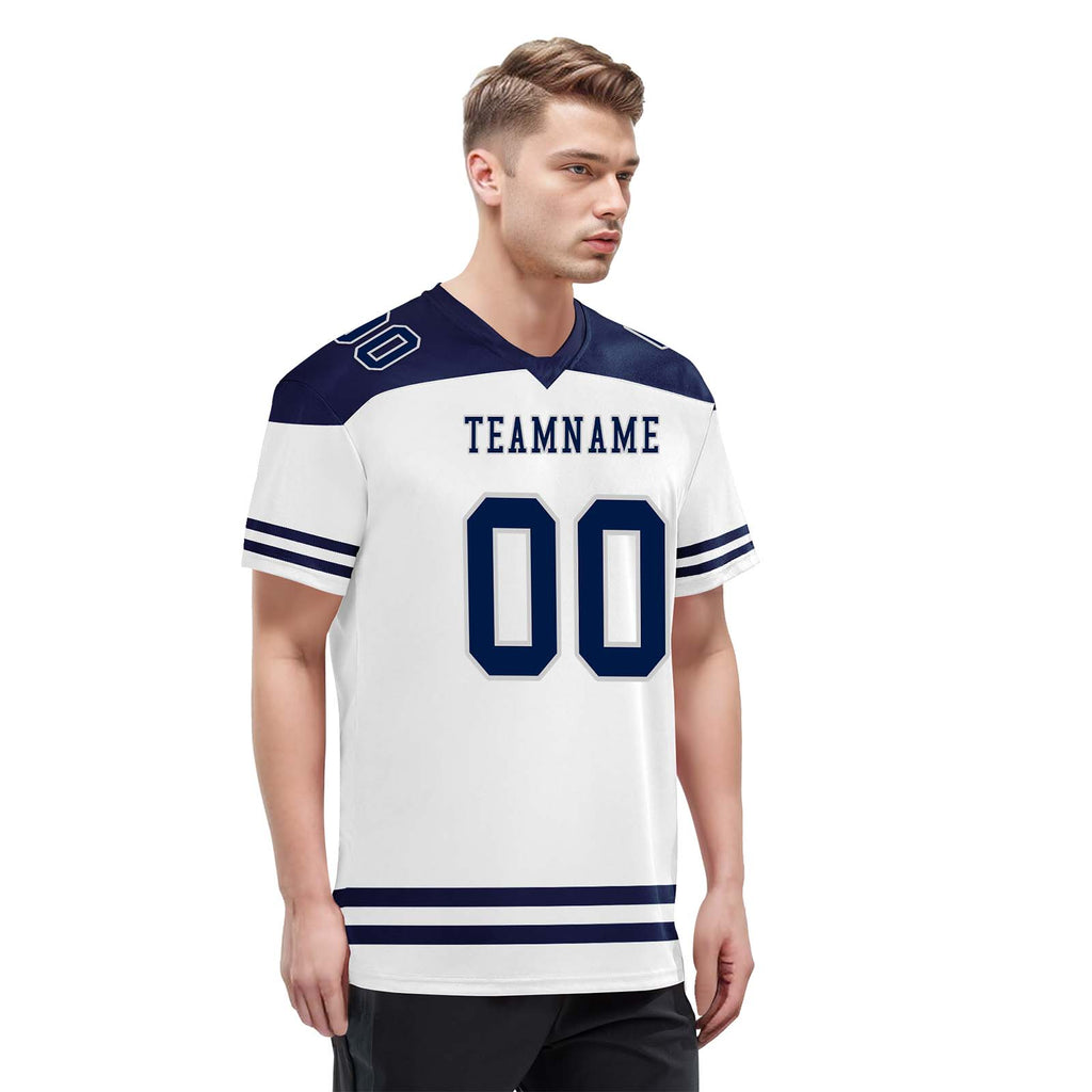Custom Dallas Personalized Authentic Football Jersey FBJ02-E0607-20