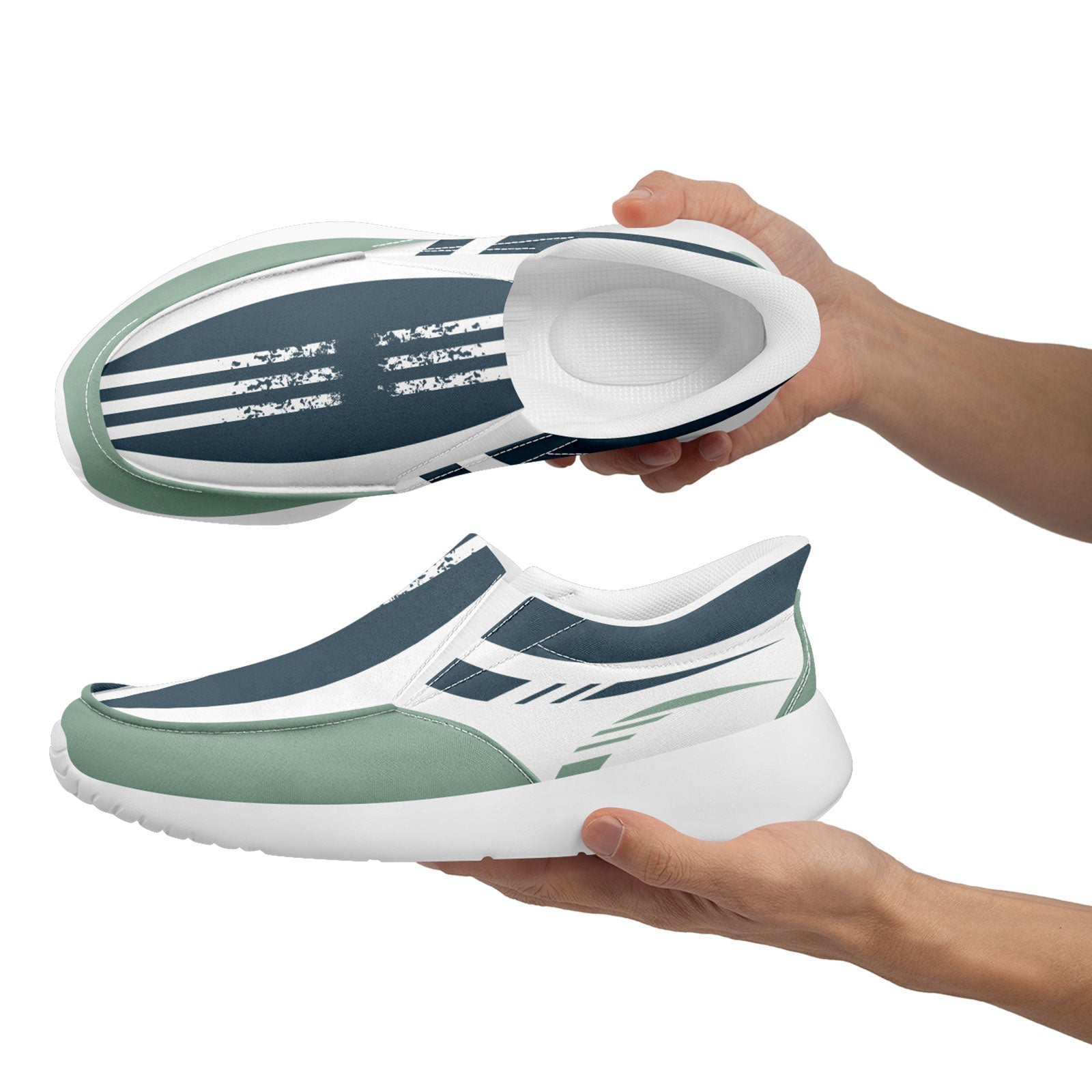 Custom Corporate Sneakers Slip On Shoes Personalized Corporate Shoes FN067-E023045-3