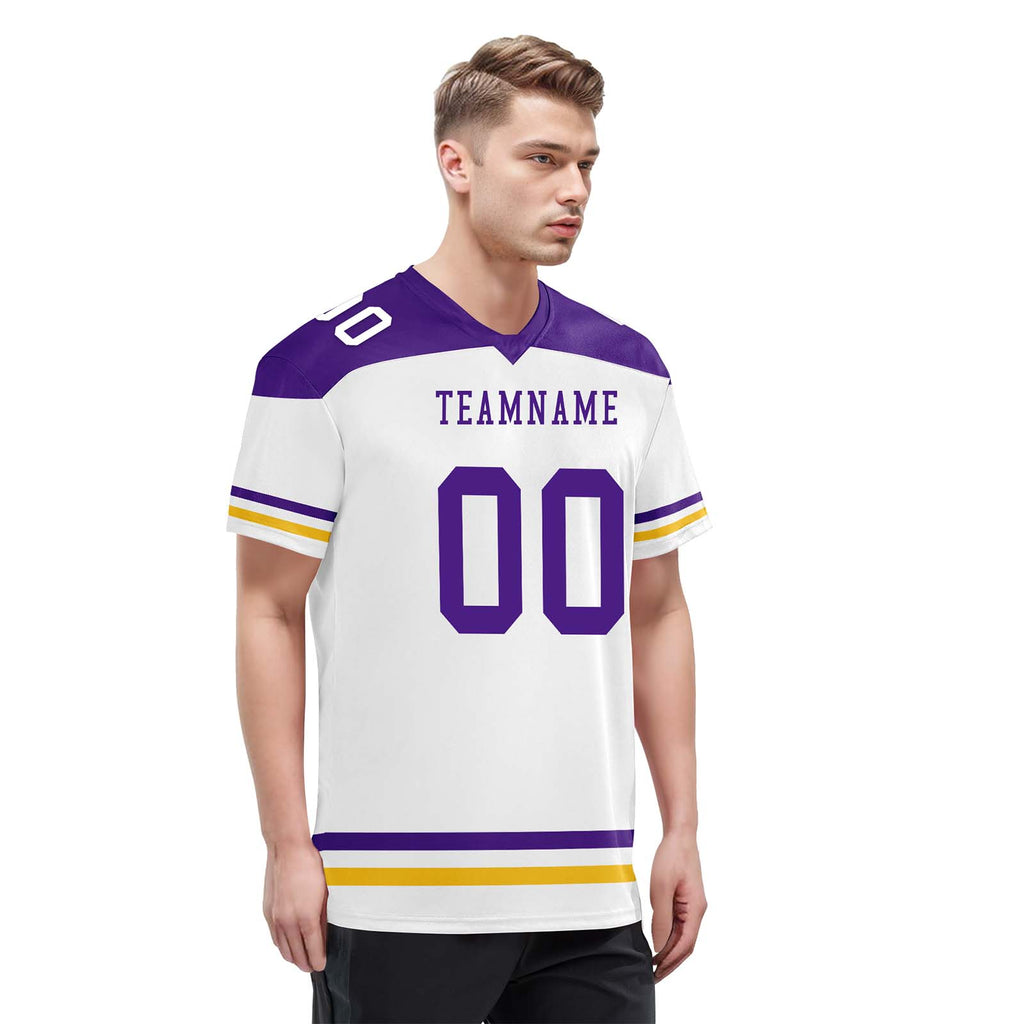 Custom Minnesota Personalized Authentic Football Jersey FBJ02-E0607-22