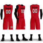 Custom Red City Edition Personalized Sports Uniform Authentic Basketball Jersey BBJ01-D06101-16