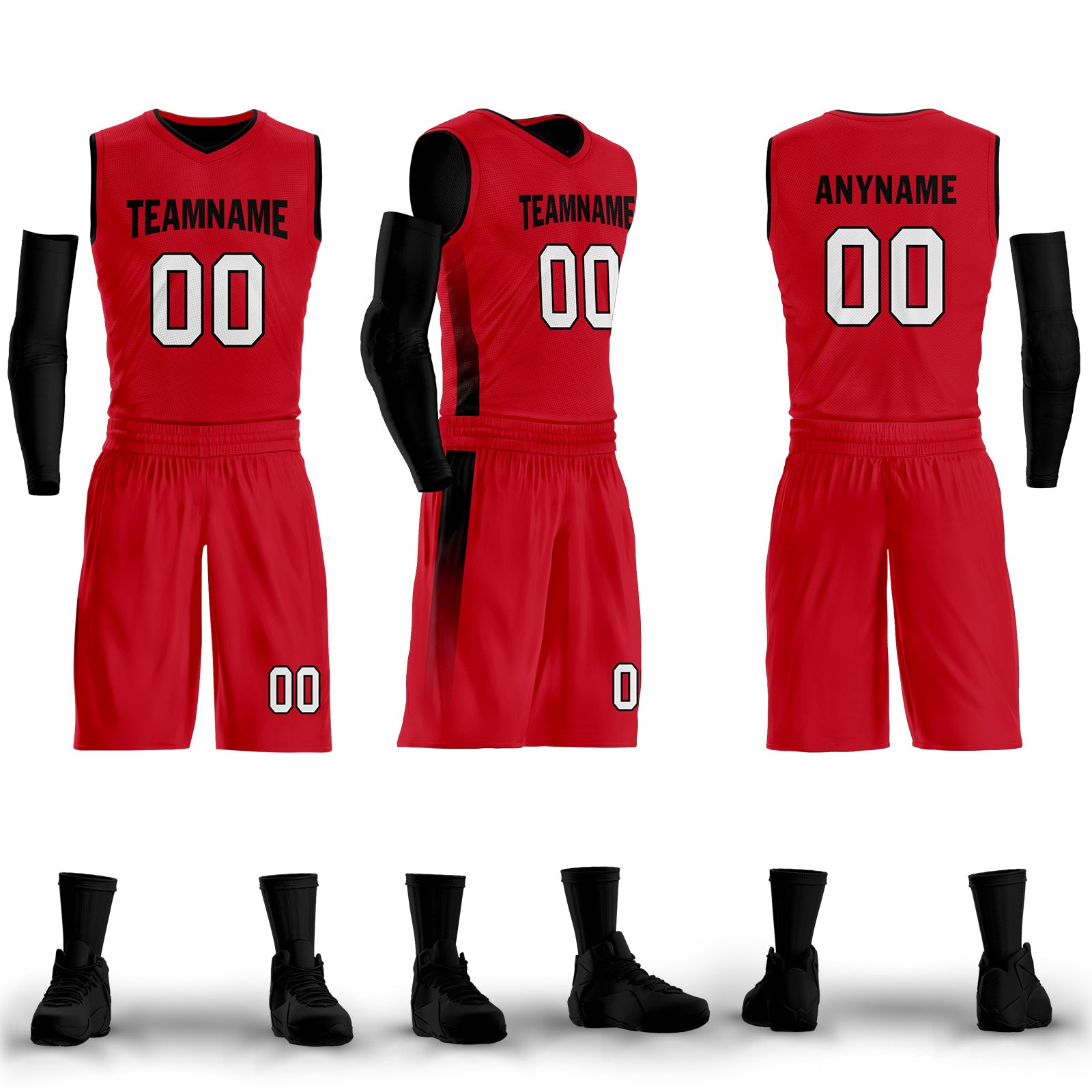 Custom Red City Edition Personalized Sports Uniform Authentic Basketball Jersey BBJ01-D06101-16