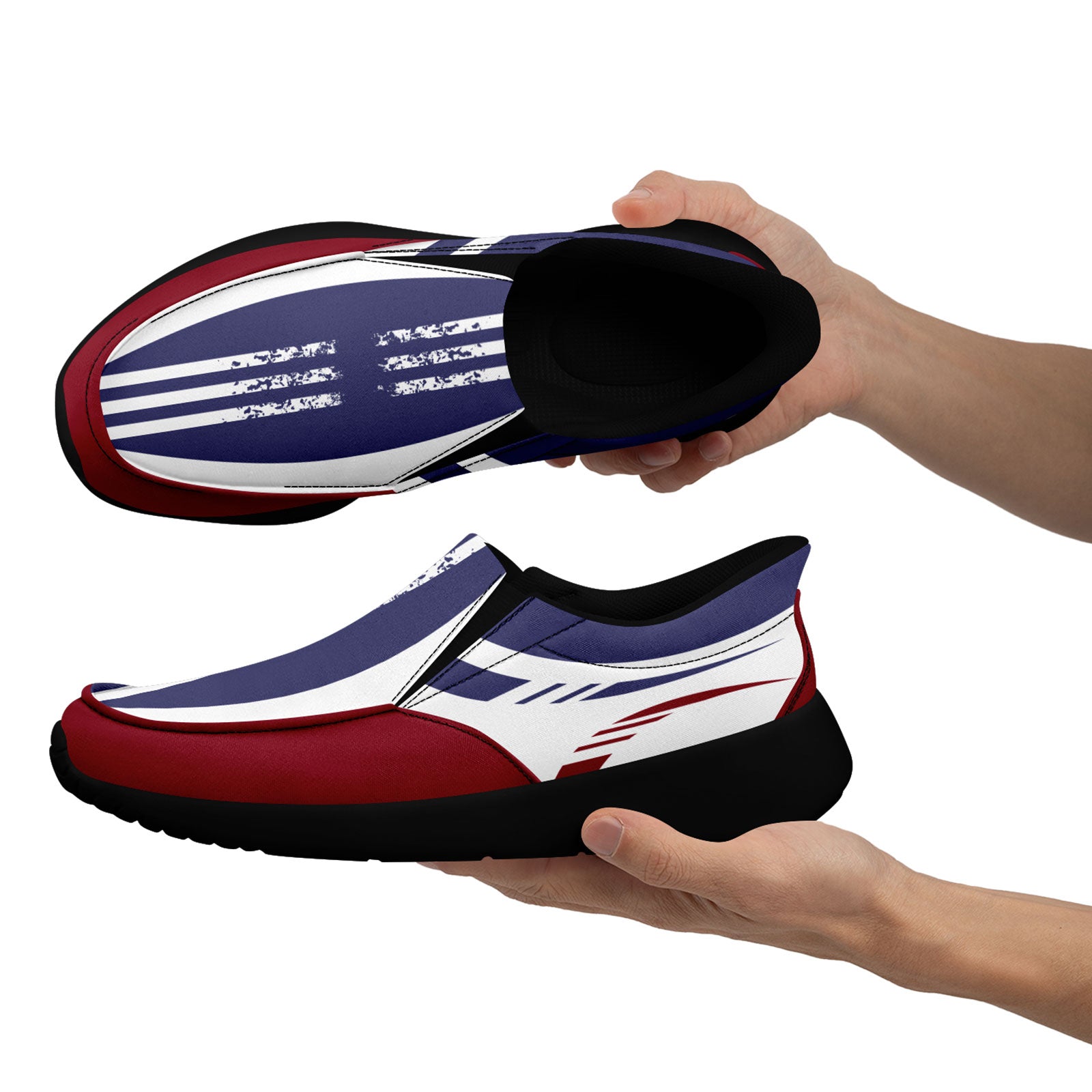 Custom Corporate Sneakers Slip On Shoes Personalized Corporate Shoes FN067-E023045-4