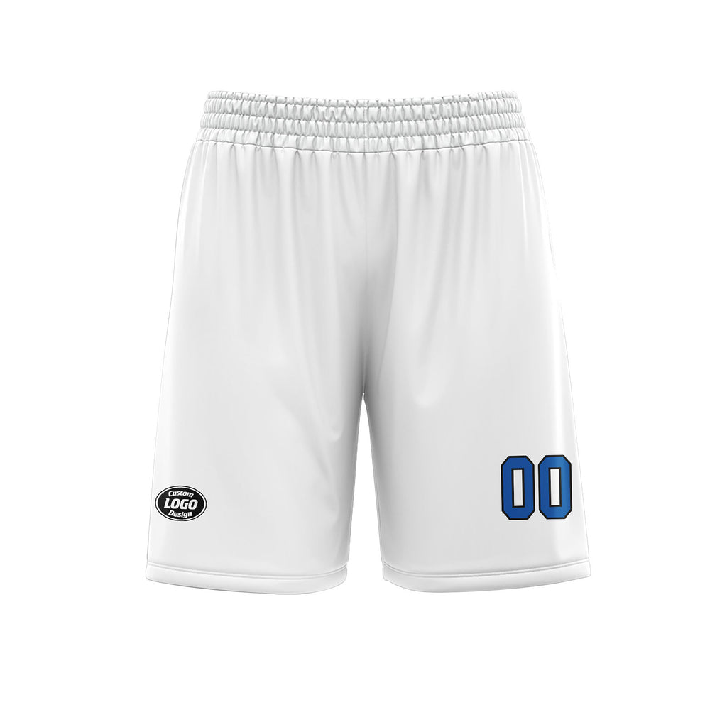 Custom Blue White Soccer Sets Jersey Personalized SCJ101-D28008