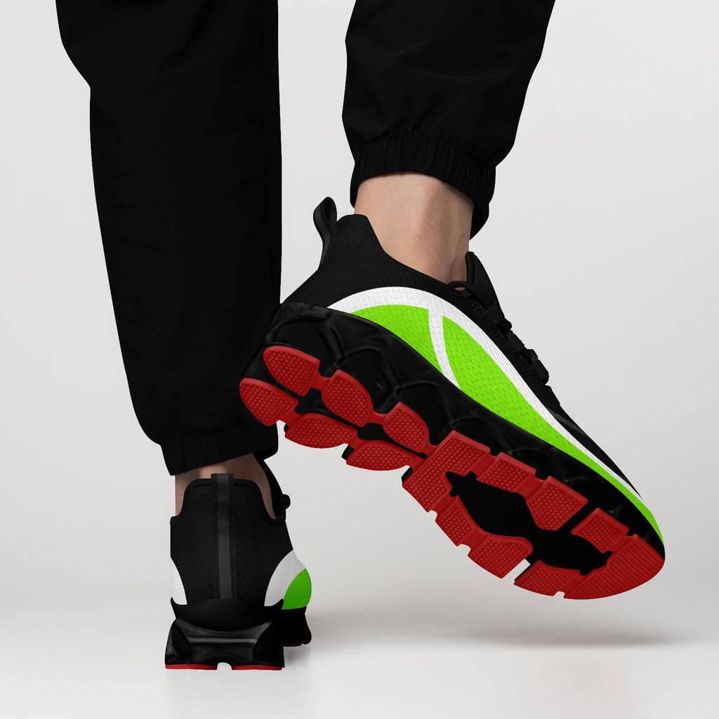 Custom Black Green Maxsoul Shoes Personalized Sneaker FN003XD-D020391-19