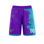 Custom Blue Purple Soccer Sets Jersey Personalized SCJ101-D020210-8