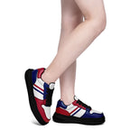 Custom Red Blue New York Shoes Personalized Sneaker FN032-D020389-21