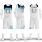 Custom White Blue City Edition Personalized Sports Uniform Authentic Basketball Jersey BBJ01-D06101-18