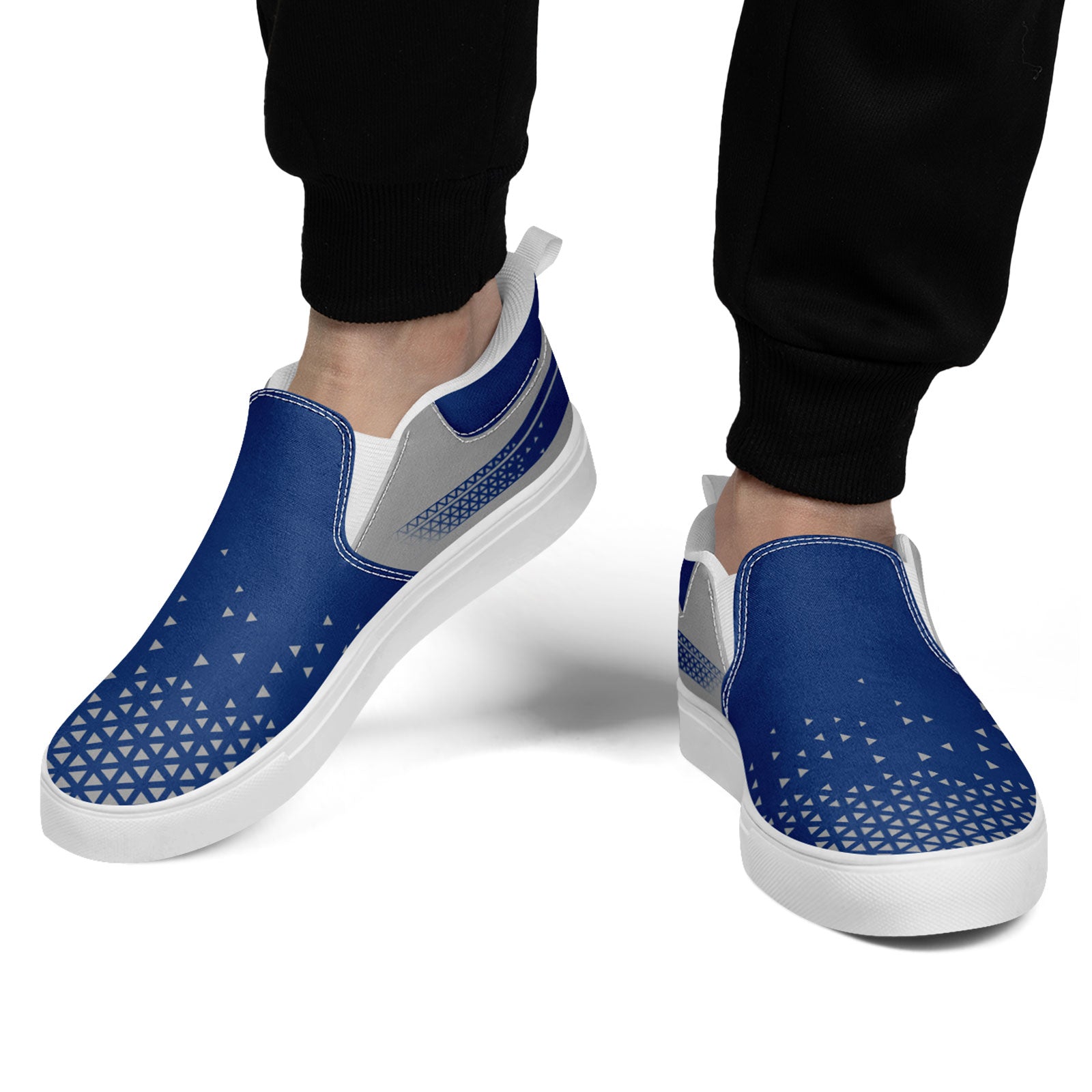 Custom Canvas Sneakers Personalized Slip On Shoes FN071-E023042-4