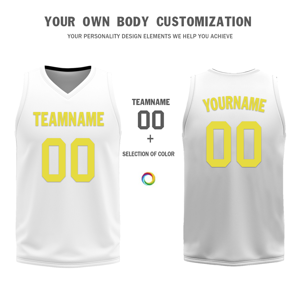 Custom Black White Classic Style Reversible Basketball Uniform Personalized Ordinary BBJR-D017048