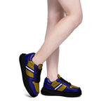 Custom Purple Yellow Baltimore Shoes Personalized Sneaker FN032-D020389-2
