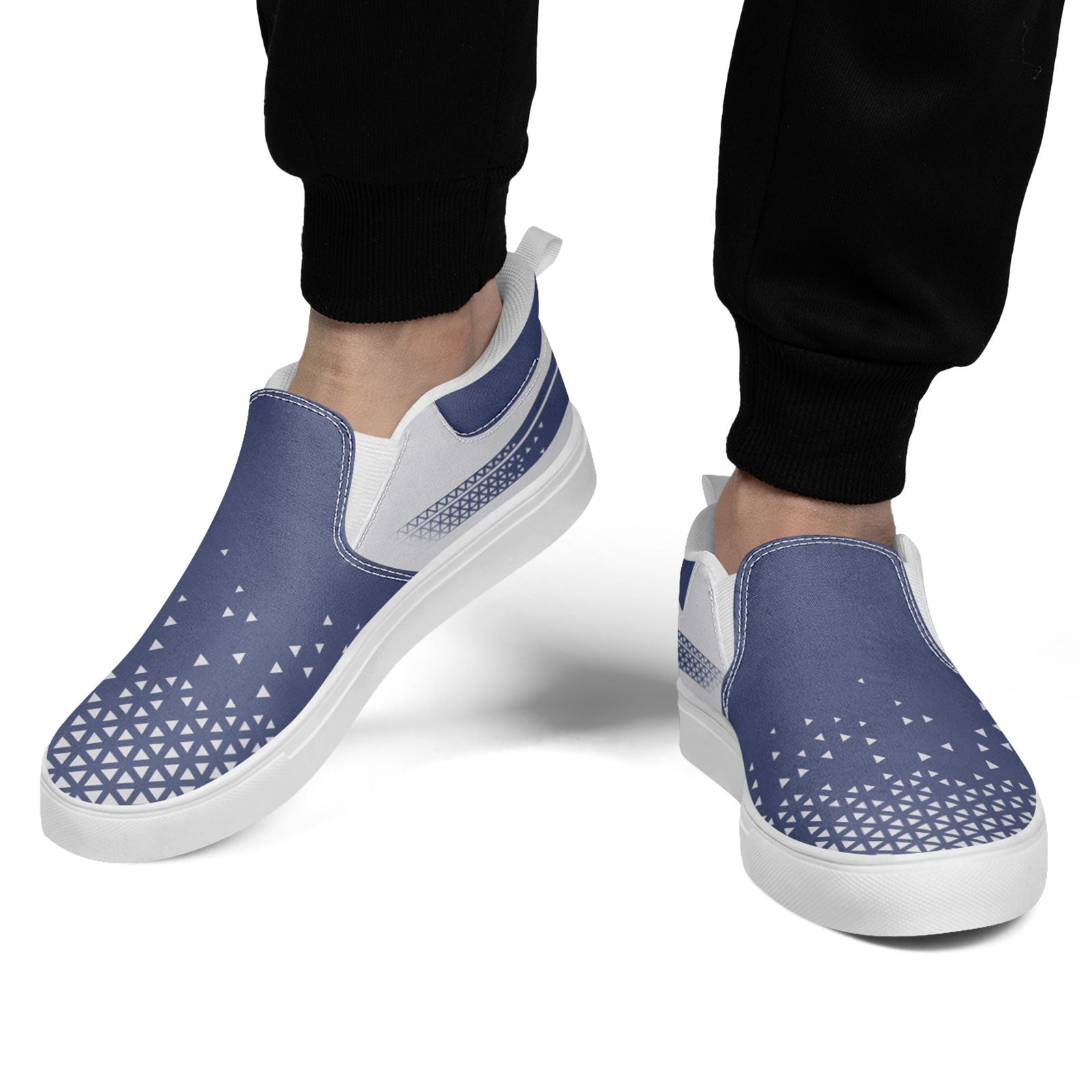 Custom Canvas Sneakers Personalized Slip On Shoes FN071-E023042-11
