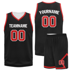 Custom Black Red Classic Style Sports Uniform Basketball Jersey BBJ01-bd0a700f