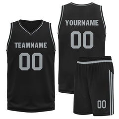 Custom Black Classic Style Sports Uniform Basketball Jersey BBJ01-D020105-18