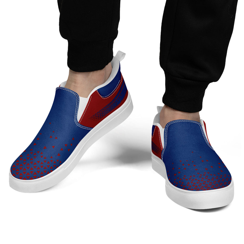 Custom Canvas Sneakers Personalized Slip On Shoes FN071-E023042-3