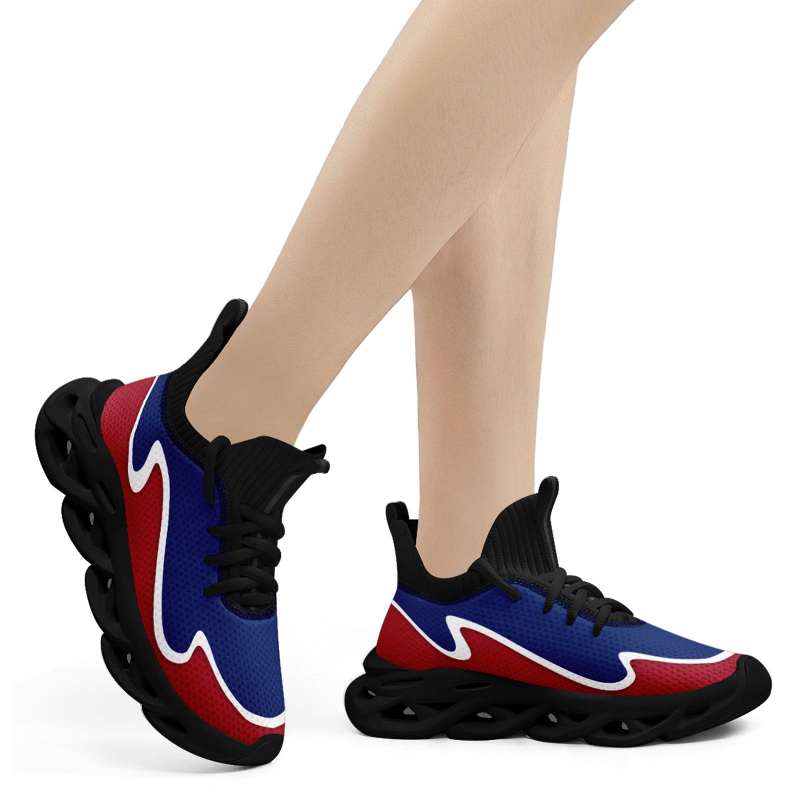 Custom Blue Red Maxsoul Shoes Personalized Sneaker FN030A-E020011-17