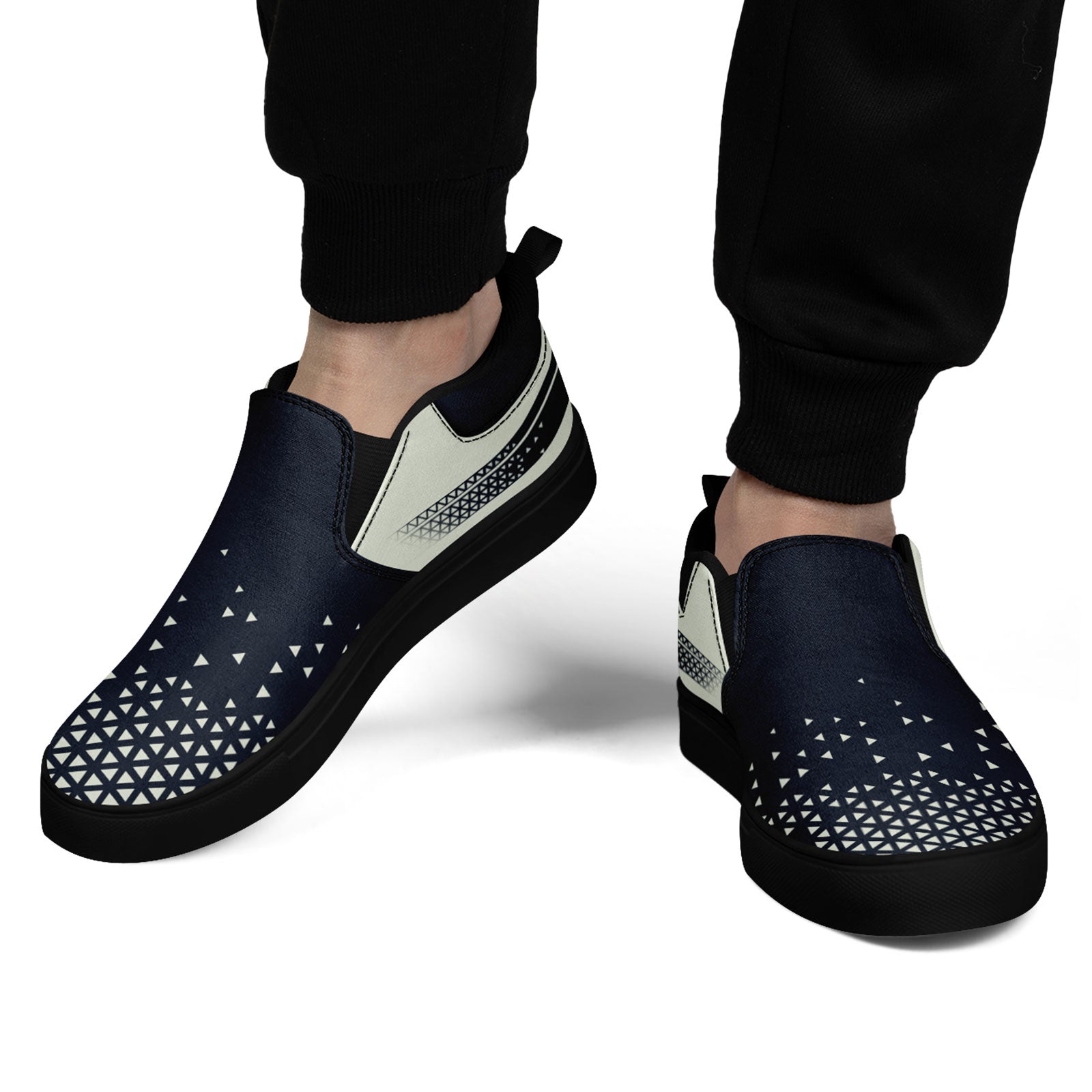 Custom Canvas Sneakers Personalized Slip On Shoes FN071-E023042-8