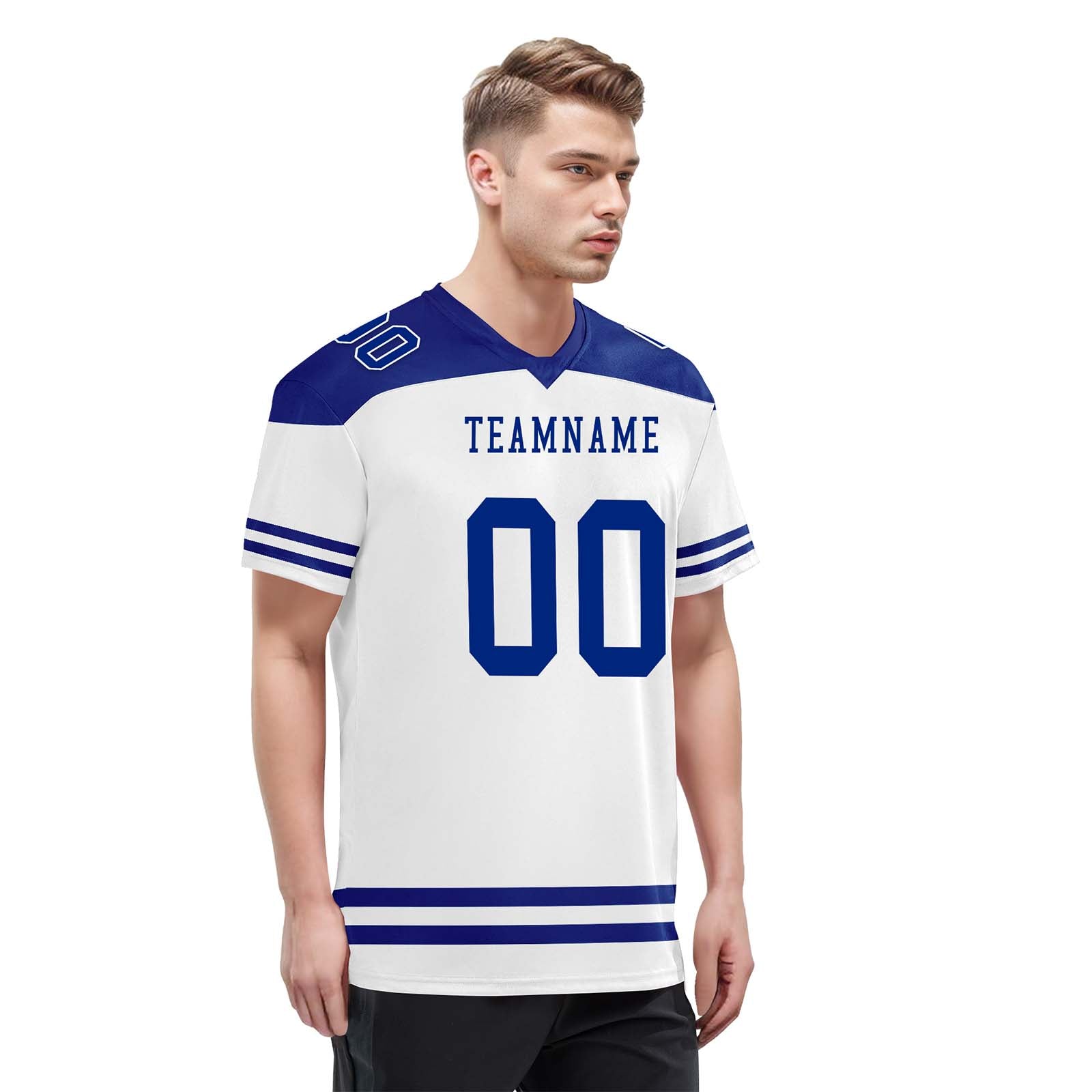 Custom Indianapolis Personalized Authentic Football Jersey FBJ02-E0607-12
