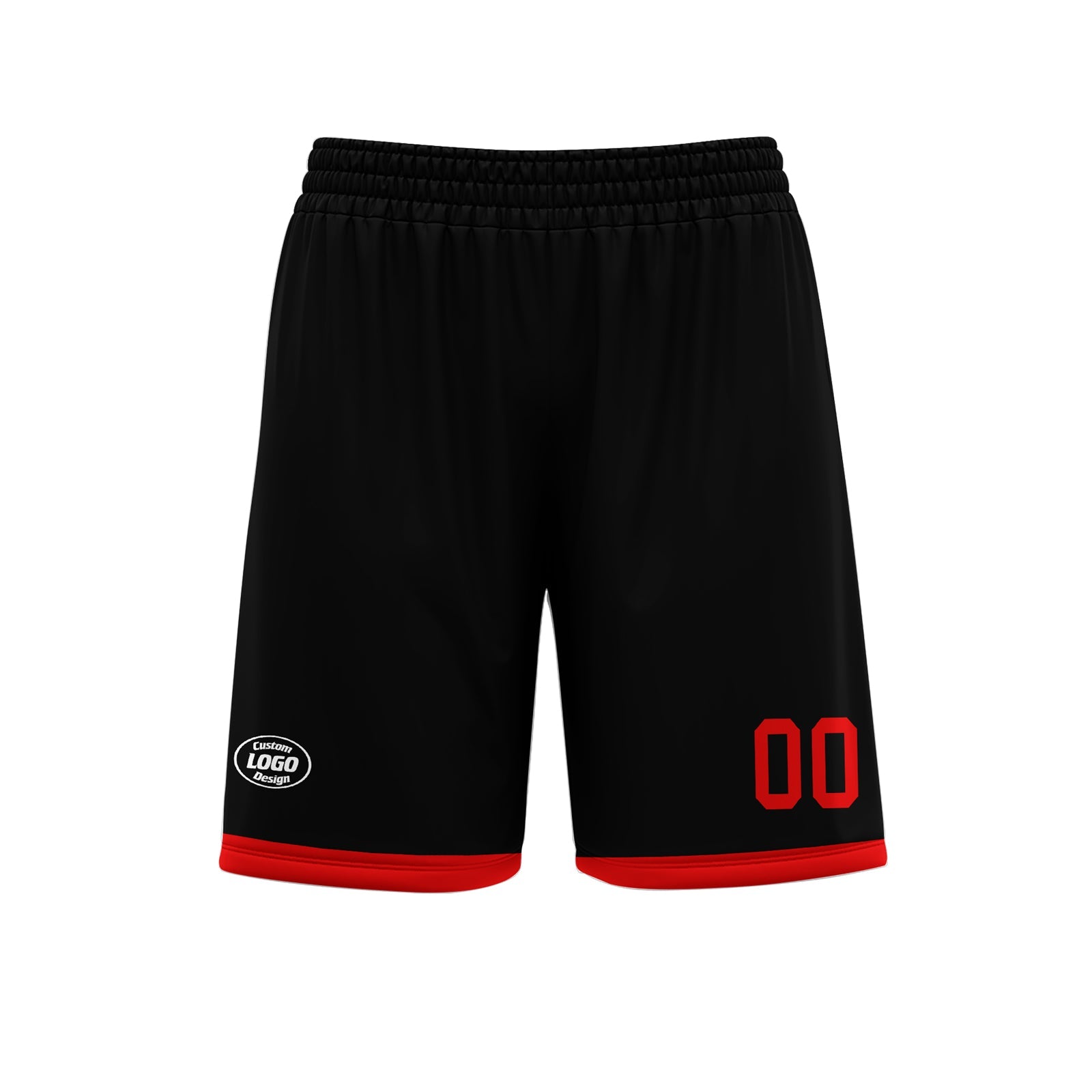 Custom Black Red Soccer Sets Jersey Personalized SCJ101-D020131-2