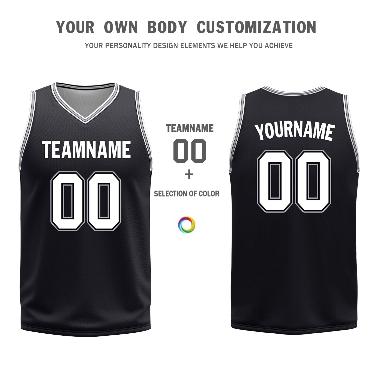 Custom White Black Classic Style Reversible Basketball Uniform Personalized Ordinary BBJR-D017051