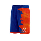 Custom Orange Blue Soccer Sets Jersey Personalized SCJ101-D020210-1