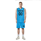 Custom Light Blue City Edition Personalized Sports Uniform Authentic Basketball Jersey BBJ01-D06101-13