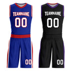 Custom Blue Red White Sacramento City Edition Personalized Reversible Basketball Set Sports Basketball Jersey BBJ01R-D0610-26