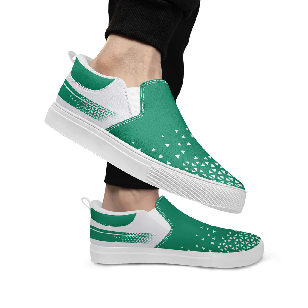 Custom Canvas Sneakers Personalized Slip On Shoes FN071-E023042-10