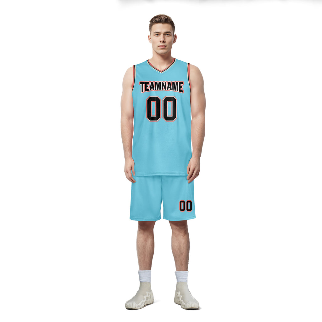 Custom Blue City Edition Personalized Sports Uniform Authentic Basketball Jersey BBJ01-D06101-27