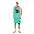 Custom Mint Green Black City Edition Personalized Sports Uniform Authentic Basketball Jersey BBJ01-D06101-4